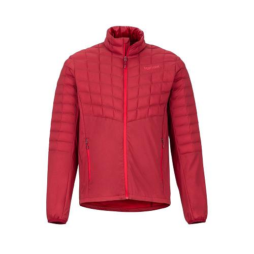 Marmot Avant Featherless Jackets - Mens Down Jacket Dark Red CA913245 Canada